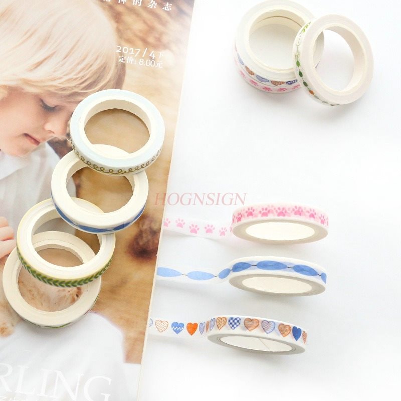 Masking Tape Thin - 1rol papieren tape, fotoalbum, handaccount, doe-het-zelf-groeihandleiding,