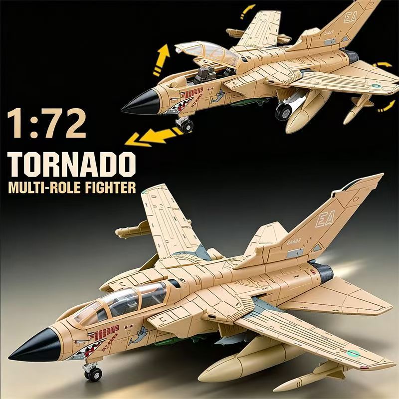 Model Kit Plane - 1/72 Tornado Multi-Role Gevechtsvliegtuig Jet Snelbouwmodelset