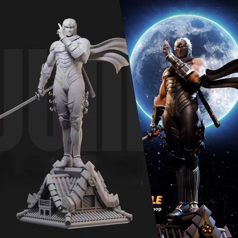 Model Kit Galahad - 1/24 Miniatuur Zwart Gewaad Ninja Ryu