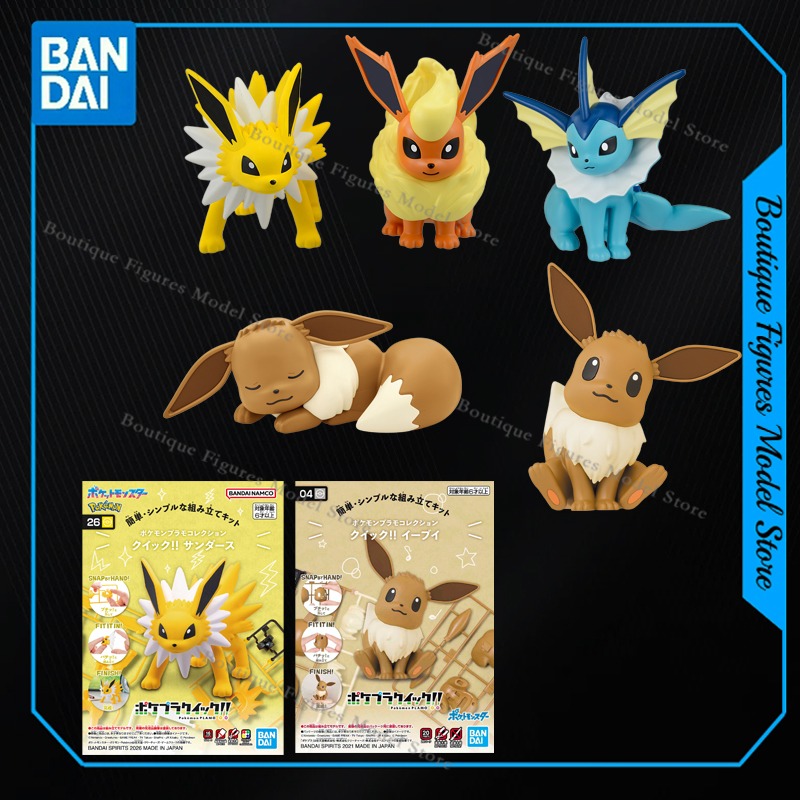 Model Kit Quick Eevee - Bandai Echt Pokemon Model Kit Quick