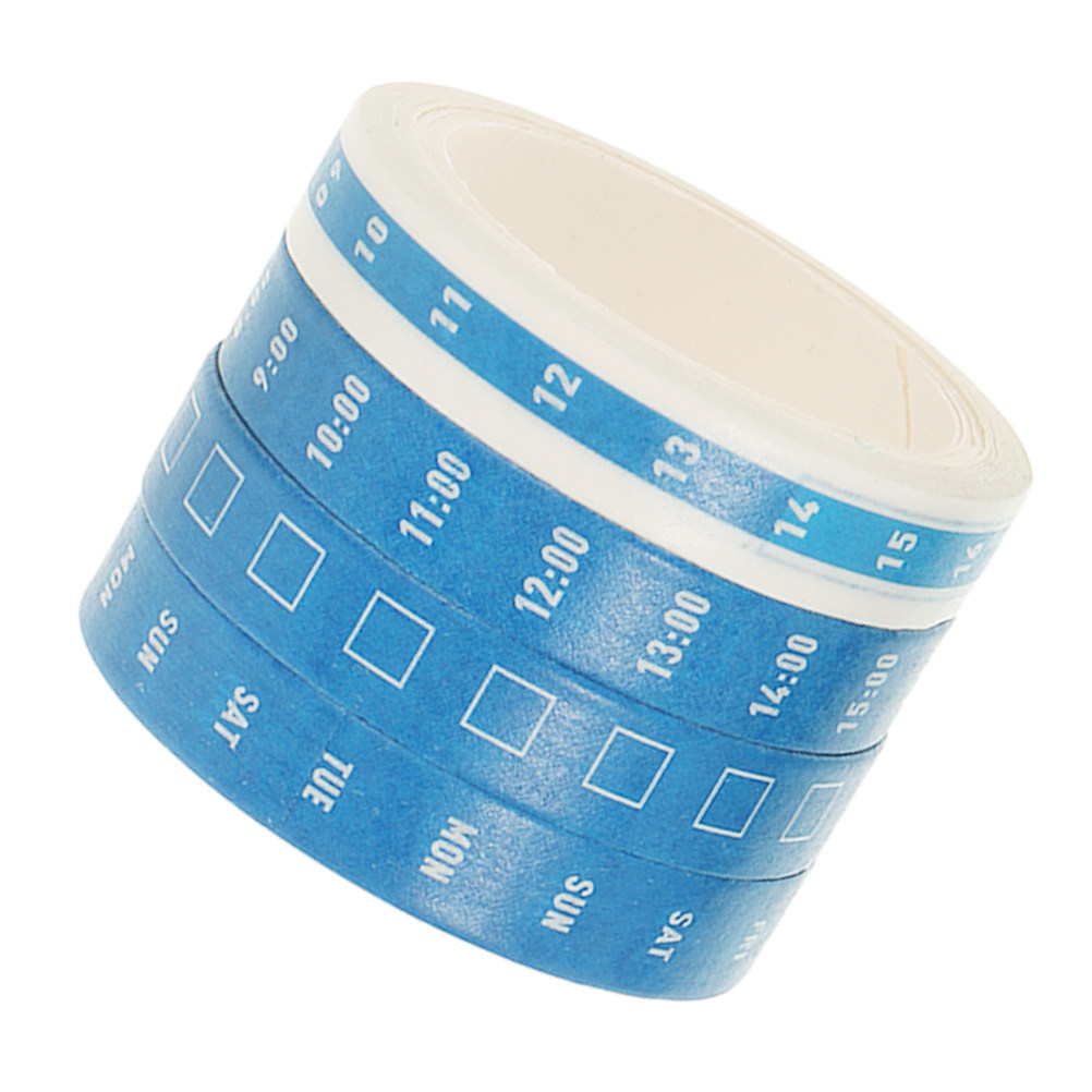 Masking Tape Thin - 4 rollen Japanse washi-tape, een set
