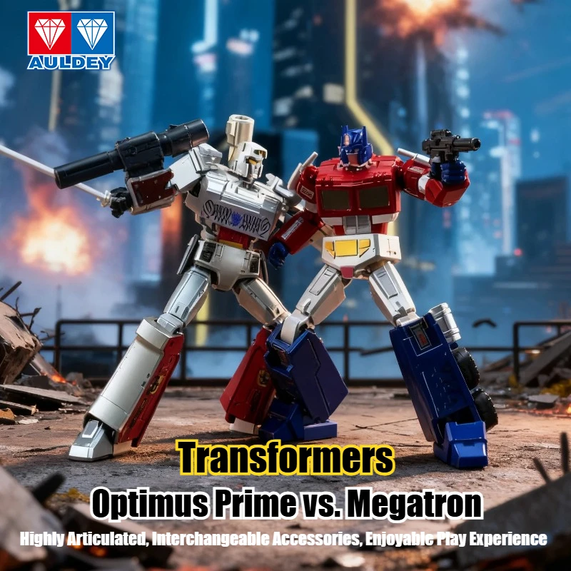 Model Kit Optimus - AULDEY Transformers actiefiguur, Optimus Prime/Megatron Mystery