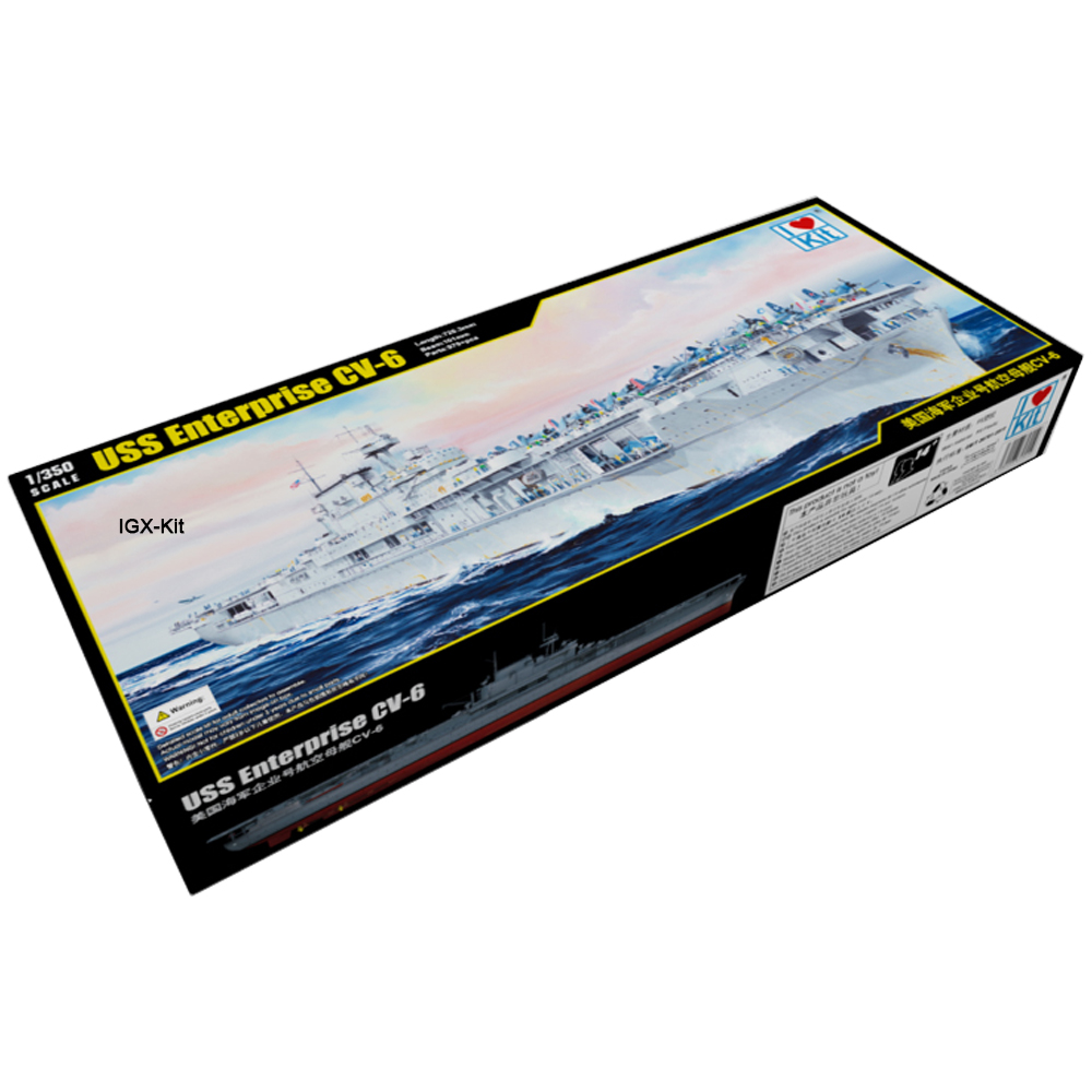 Model Kit Uss Enterprise - MERiT 65302 1/350 Schaal USS CV6
