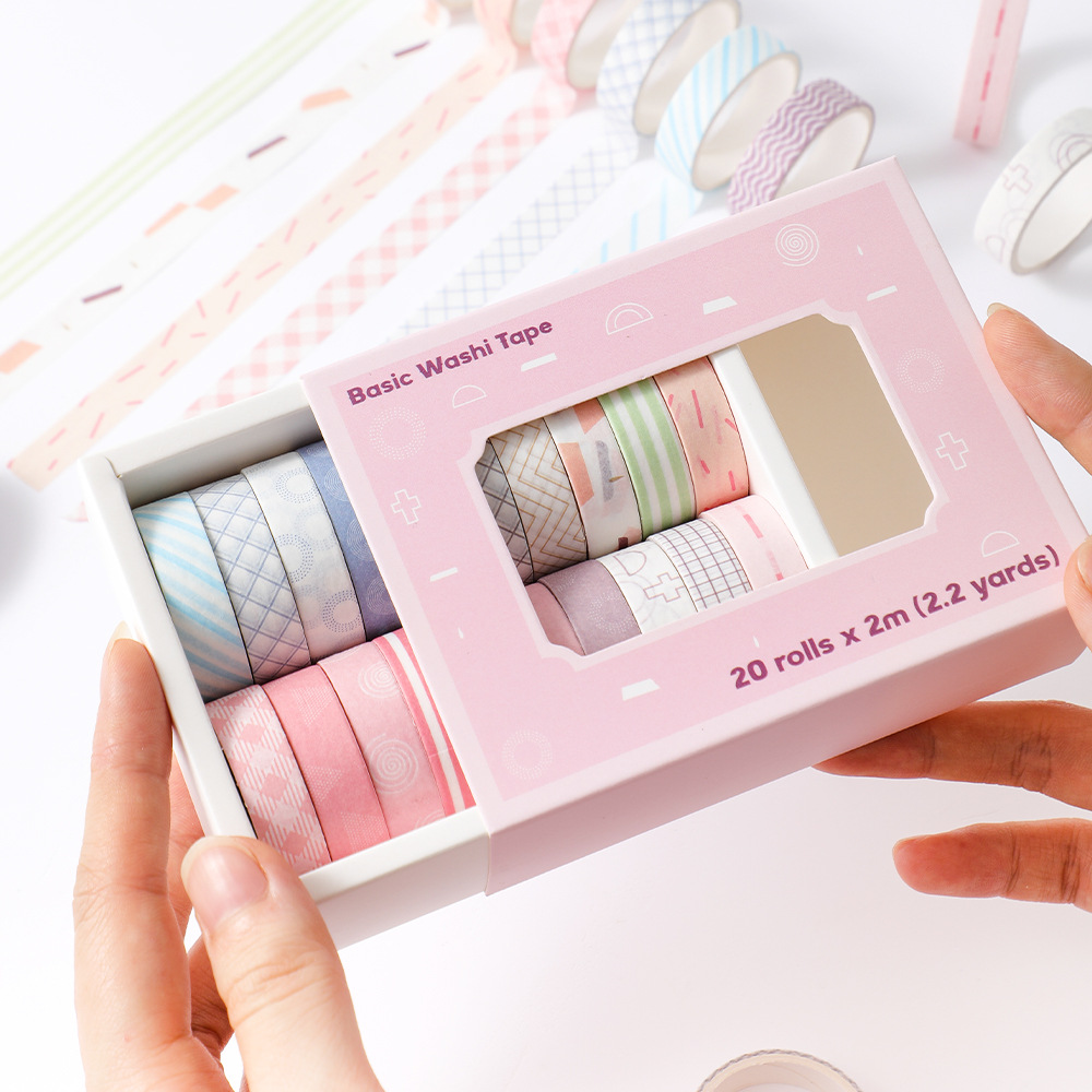 20 rollen Washi Tape Set, eenv - Masking Tape Thin recensie en prijs