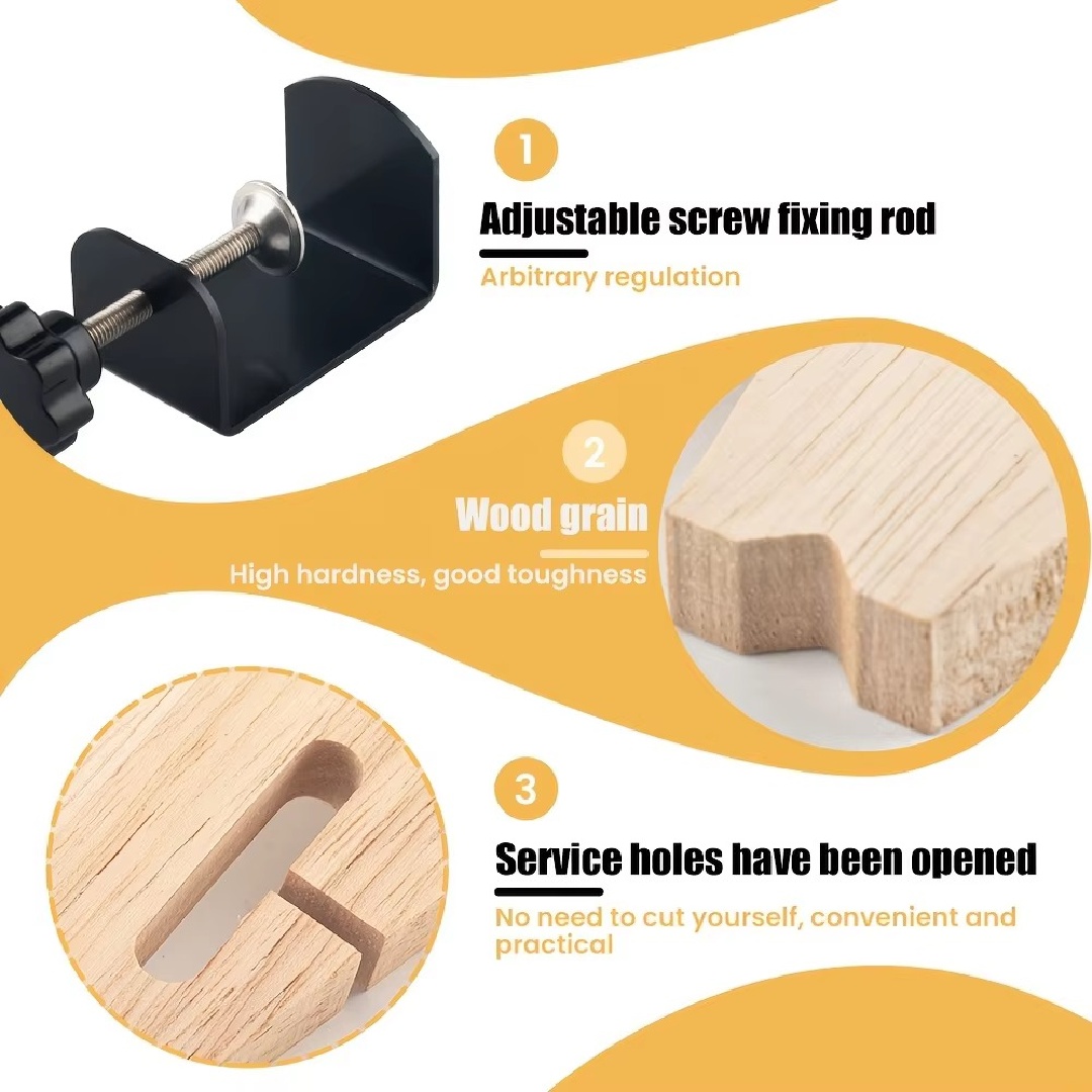 PHYHOO Houten Mini Tafelklem K - Model Kit Vise recensie en prijs