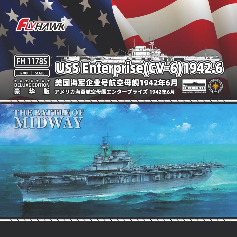 Flyhawk FH1178S 1/700 USS Ente - Model Kit Uss Enterprise recensie en prijs