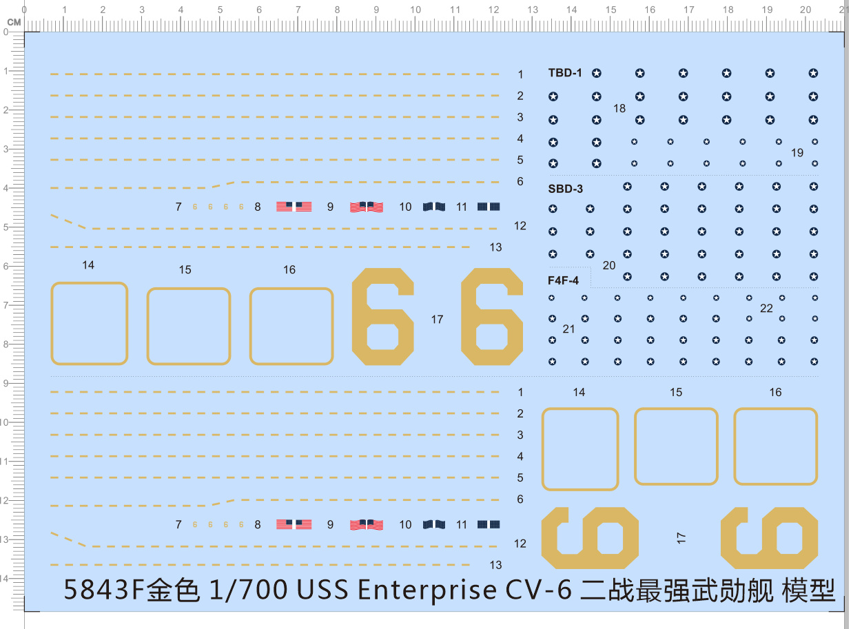 Schaal 1/700 USS Enterprise CV - Model Kit Uss Enterprise recensie en prijs