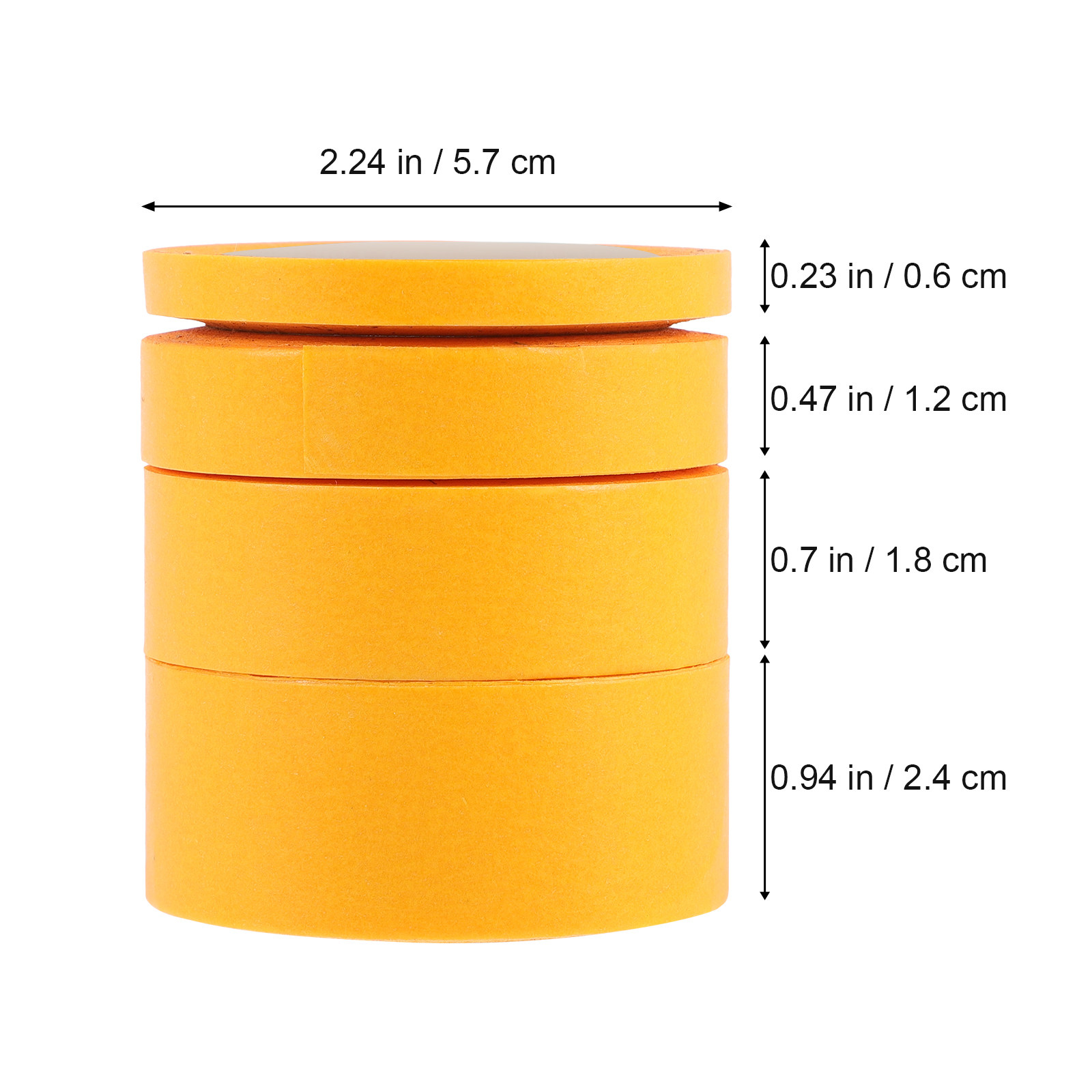 4 rollen schildersmaskeringsta - Masking Tape Thin recensie en prijs